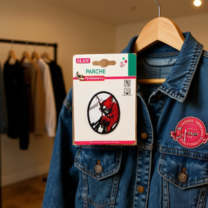 Patch ILAN 6x4,5 cm Termoadesivo per Abbigliamento - Product Image 3