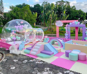 Stan Foto Dekorasi Acara Pesta Komersial Rumah Gelembung Balon Tiup Kubah Igloo Tenda - Product Image 1