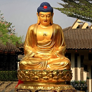 Décoration extérieure Bouddha Sculpture en résine sur mesure grandeur nature Statues <span class=keywords><strong>de</strong></span> Bouddha en fibre <span class=keywords><strong>de</strong></span> verre - Product Image 6