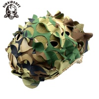 Housse de casque tactique FAST en tissu camouflage 3D pour le paintball, équipement de défense personnelle, accessoires