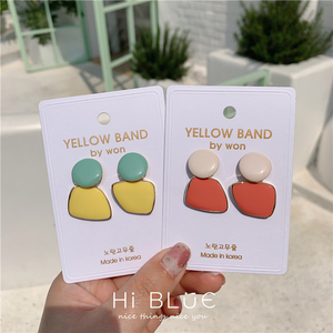 Jieyou Customize logo Display Box Printing Packaging Paper Earring card Necklace Holder Jewelry Card