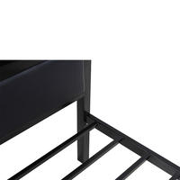 Vente en gros de meubles de maison au style moderne et dernier cri. Sommier simple en fer pour chambre à coucher. Tête de lit en mousse PU.