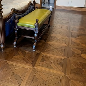 <span class=keywords><strong>Parquet</strong></span> en noyer noir d'Amérique du Nord 450x450x15mm, multicoque, finition artisanale |   Garantie T&G de 5 ans pour Villa, Maison, Bureau - Product Image 2
