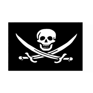 Personnalisé 12x18 Pouces Petit Double Face Jolly Roger <span class=keywords><strong>Pirate</strong></span> Cross Yacht Drapeaux <span class=keywords><strong>Pirate</strong></span> Bateau Drapeau - Product Image 3