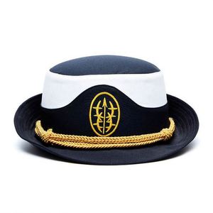 Sombrero de Azafata y Anfitriona Blanco Personalizado para Mujer, con Bordado 3D, para Deportes de Playa - Product Image 1