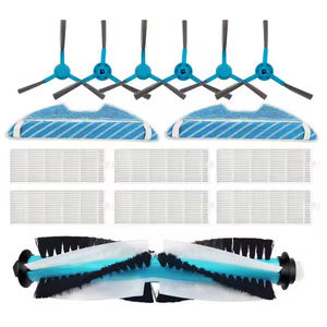 Aspiradora robótica, filtro Hepa, cepillo principal, cepillo lateral, paño de mopa para <span class=keywords><strong>Conga</strong></span> <span class=keywords><strong>1390</strong></span> 1290 1490 1590, pieza de repuesto para Robot aspirador - Product Image 1