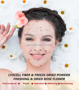 Professional 65gsm Rose Hyaluronic Acid <strong>Facial</strong> Nonwoven Mask Sheet New Design Dry Fabric Face Mask Sheet Beauty Products - Product Image 6