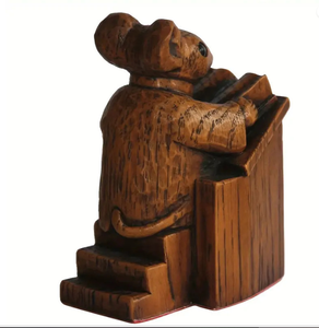 เมาส์เรซิ่นในโบสถ์รูปปั้นรูปปั้นแท่นสะสมสำหรับตกแต่งโต๊ะในบ้านและสำนักงาน - Product Image 5