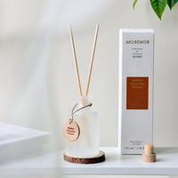 Ensemble diffuseur d'huiles parfumées minimalistes pour la maison, kit d'arômes naturels avec bâtonnets, décoration de pièce écologique, cadeau