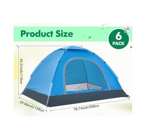 Tente de camping portable ultra-résistante à installation rapide en un clic <span class=keywords><strong>pour</strong></span> le camping, la randonnée et les activités en plein air - Product Image 2