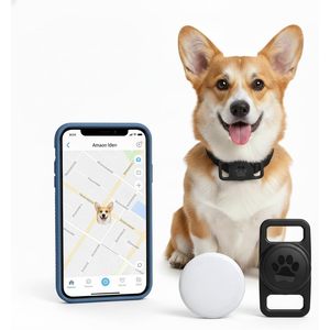 Traceur GPS pour animaux de compagnie AUHKO Noir Bluetooth Suivi en temps réel Application iOS Toutes races - Product Image 1