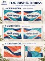 Drapeau publicitaire personnalisé en plumes écologiques, portable, en polyester, imprimé numériquement, résistant au vent jusqu'à 35 mph, avec mât en fibre de carbone complet