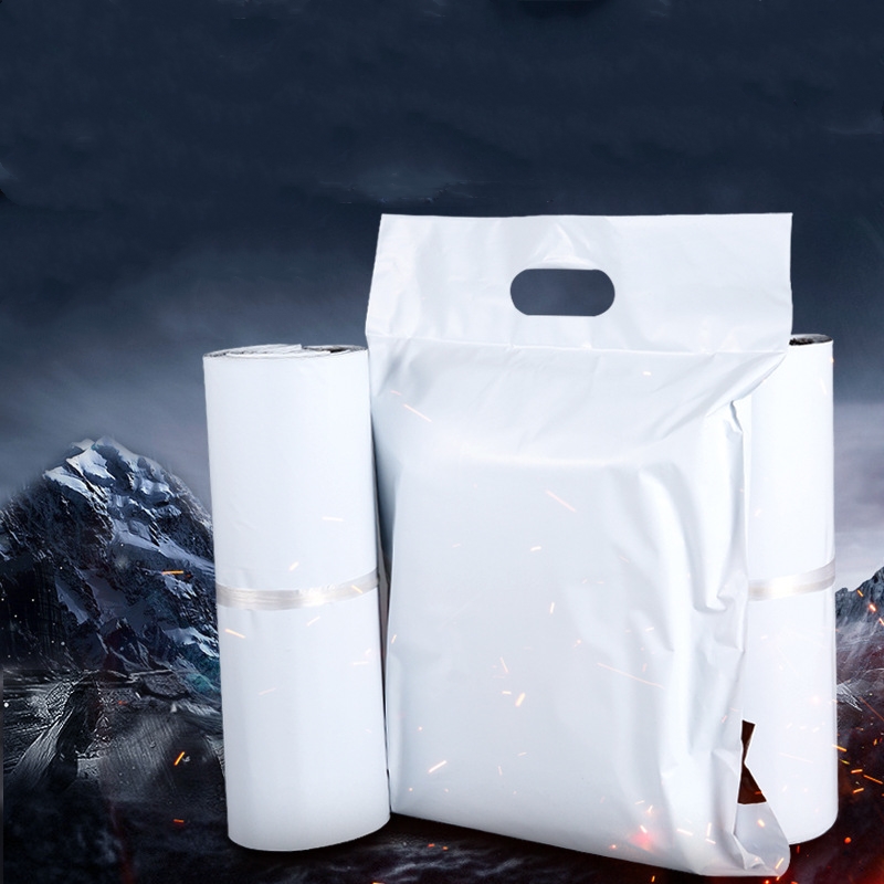 Экспресс-доставка на заказ, конверт, поли-конверт, пластиковая курьерская почтовая сумка с ручкой, пластиковые сумки-тоут