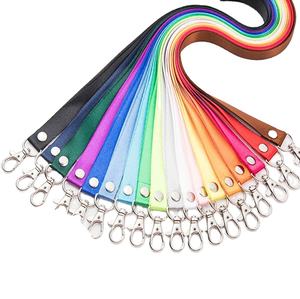 สายคล้องผ้าโพลีเอสเตอร์สายคล้องคอแบบเรียบริบบิ้นพิมพ์โลโก้ตามสั่ง - Product Image 1