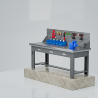 Armoire de rangement d'outils de garage et établi en acier laminé à froid, tiroirs personnalisables, support OEM pour 1 prise à cinq trous pour atelier