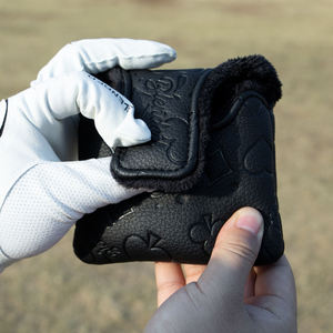 Custom Design Pu Leather Golf Mallet Putter <b>Head</b> <b>Cover</b> Custom Golf Club <b>Head</b> <b>Covers</b> Golf <b>Cover</b> Magnetic Mallet - Product Image 3