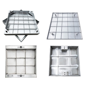 Couverture de trou d'homme invisible en acier inoxydable de nouveau style moderne couverture de puits de renfoncement durable pour Park Villa Wall Road Facili - Product Image 2