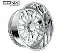 Jantes forgées Fanxi entièrement polies 8x6.5 8x170 8x180 5x5.5 6x5.5 22x12 24x14 26x12 26x14 26x16 pour Ford F150 F250 Chevy GMC