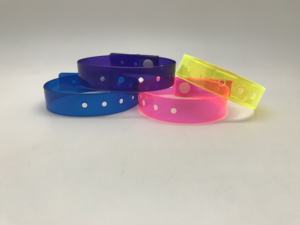 Gelang plastik vinil PVC bentuk L satu kali penggunaan acara grosir - Product Image 6