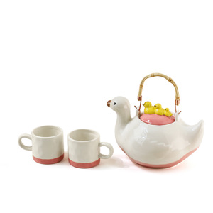Juego de Tetera de Cerámica con Diseño de Pato Creativo y Atractivo, Tetera y Taza de Té de Dibujos Animados para el Hogar, Ideal para Regalos Empresariales - Product Image 5