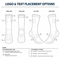 Chaussettes en coton personnalisées avec logo, respirantes, douces, légères, chaussettes de sport pour le basketball, le volley-ball, la gym, le quotidien