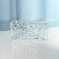 Brique murale rectangulaire en verre cristal Art Déco moderne, décoration intérieure durable de haute qualité, tailles personnalisées, cadeau de baptême, de retraite, de Diwali
