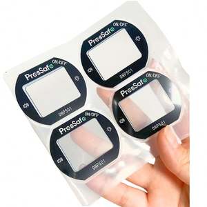 Etiqueta Adhesiva Personalizada Impresa en Acrílico para Productos Electrónicos, Panel de Membrana para Botones de Control, Corte de Adhesivo, 50x30mm - Product Image 1