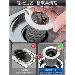 Universal Sink Drain Filter Circle Anti Corrosion For Kitchen Bathroom Floor Drains - Product Image 4