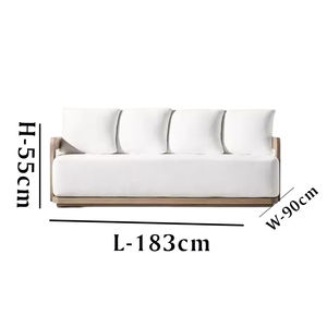 Juego <span class=keywords><strong>de</strong></span> Muebles <span class=keywords><strong>de</strong></span> Jardín <span class=keywords><strong>de</strong></span> Madera <span class=keywords><strong>de</strong></span> Teca Cómodo <span class=keywords><strong>de</strong></span> Estilo Contemporáneo Sofá <span class=keywords><strong>de</strong></span> Conversación Moderno para Patio Exterior con Brasero - Product Image 4