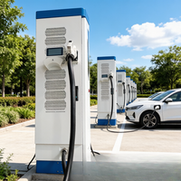 Estación de Carga para Vehículos Eléctricos Jinghu para Exteriores, 120kW, Conector CCS2, Montaje en Suelo, Plataforma OCPP Lista para Usar, Resistente a la Intemperie IP54, TA-DC-FD 120-P