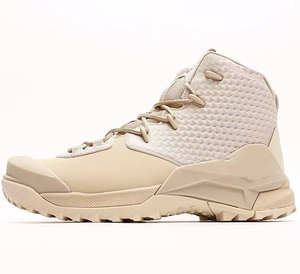 DF32 Men <b>Black</b> Breathable Mesh Tactical Boots Mid-Cut Lightweight <b>Combat</b> Hiking Boots All-Terrain Outdoor Activities All Seasons - Product Image 4