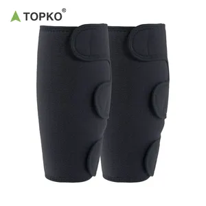 Manchon de mollet de compression en néoprène de haute qualité stocké TOPKO pour la course à pied manchon de mollet réglable