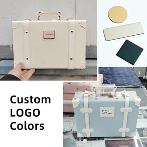 यात्रा बैग पैकिंग के लिए स्काई ब्लू ट्रॉली के साथ फ्लाईविंग हाई क्वालिटी पीयू लेदर एम्बॉसिंग क्राफ्ट लगेज सेट आउटडोर रेंज सूटकेस - Product Image 4