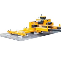 Nouvelles ventouses électriques à batterie montées sur chariot élévateur, capacité 800 kg, pour verre et tôles métalliques, système de levage sous vide double CE