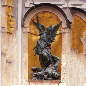 Statua all'aperto statua gigante di san Michael statua decorazione personalizzata statua di san Michael de playstation - Product Image 6