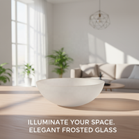 Abat-jour en verre soufflé givré transparent, style moderne minimaliste, pour lampe de table asiatique, couvre-lampes pour salon victorien, intérieur, bar
