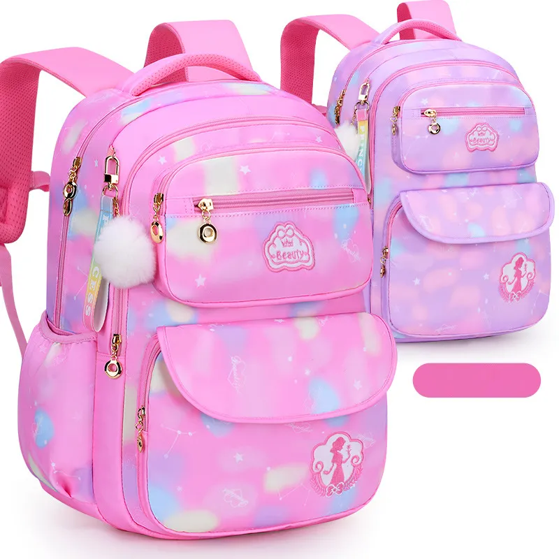 Wholesale Custom Waterproof Large Capacity Girl Backpack School Bags for Kids Fashion Schoolbag