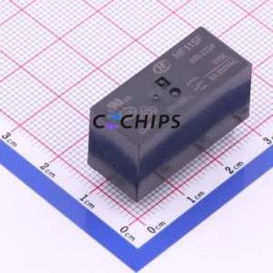 HF115F/005-2ZS4 Power Relay DIP,12.7x29mm Relay 5V 2 Changeover: 2C (DPDT-Changeover)::: 8 8A-250VAC - Product Image 1