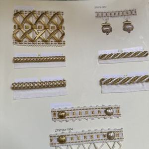 Nouveau <span class=keywords><strong>Livre</strong></span> d'échantillons 2026 de Rubans, Perles, Pompons et Dentelles de Haute Qualité pour Rideaux, Textiles de Maison et Accessoires Décoratifs - Product Image 5