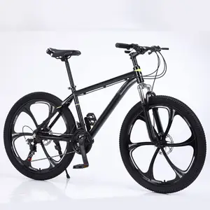 Bicicleta de estrada de 27 velocidades, aço de 24 polegadas para mountain bike, bicicletas adultos para homens e mulheres
