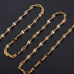 Collier ras du cou élégant en acier inoxydable de 4 mm avec maillons en forme de lèvres pour femme, couleur argent et or, accessoires de bijoux - Product Image 6
