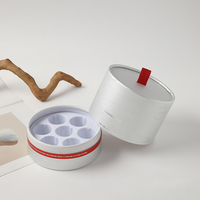 Papier de haute qualité de luxe Vente en gros Tube de papier cylindrique personnalisé Emballage cylindrique Boîte-cadeau de cosmétiques créatifs