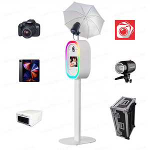 آلة DSLR photobooh بيضاوية Salsa Shell لحفلات الزفاف والمناسبات iPad سطح برو متوافق مع متعة البيع - Product Image 5