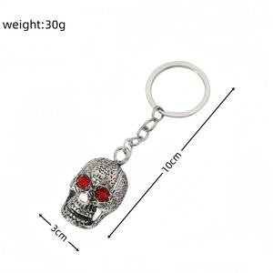 Hình Dạng Tùy Chỉnh 3D Cổ Điển <span class=keywords><strong>Keychain</strong></span> Skeleton Kim Loại Mặt Dây Chuyền Túi Keyring Thời Trang Logo Kẽm Hợp Kim Lưu Niệm Thủ Công Cá Nhân - Product Image 4
