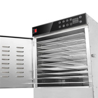 Déshydrateur alimentaire 30 plateaux, déshydrateur numérique, machine à sécher le poisson et la viande, four à vendre