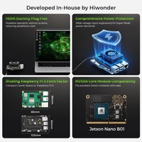 NVIDIA Jetson Nano Mini Carrier Board Kit Pengembangan AI Terintegrasi Tinggi Papan Ekspansi ROS