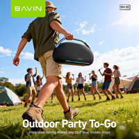 BAVIN TOP Sale Haut-parleur Boombox de haute qualité BM50 BT5.3 avec batterie 30000mAh 300W et double microphone