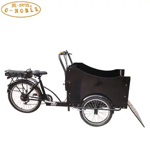 电动3轮成人货运三轮车带脚踏板适合家庭和儿童便宜货运自行车