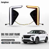 Feux de jour à LED bicolores avec clignotants séquentiels ambrés pour Perodua Ativa 2020-2023