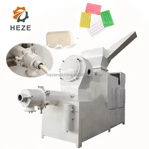 Mesin cetak sabun tanaman palem otomatis komersial garis produksi mesin pembuat sabun batang Harga pemotongan sabun persegi